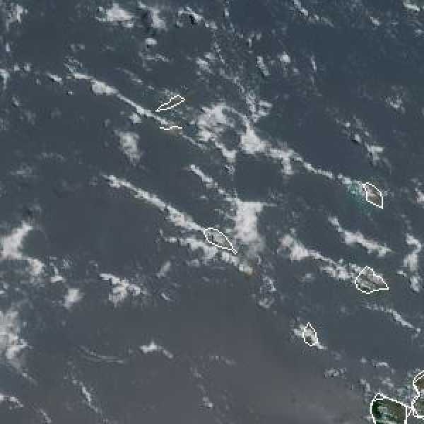 météo tropicale : Image satellite .