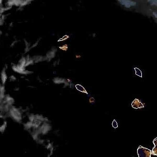 météo tropicale : Image satellite .