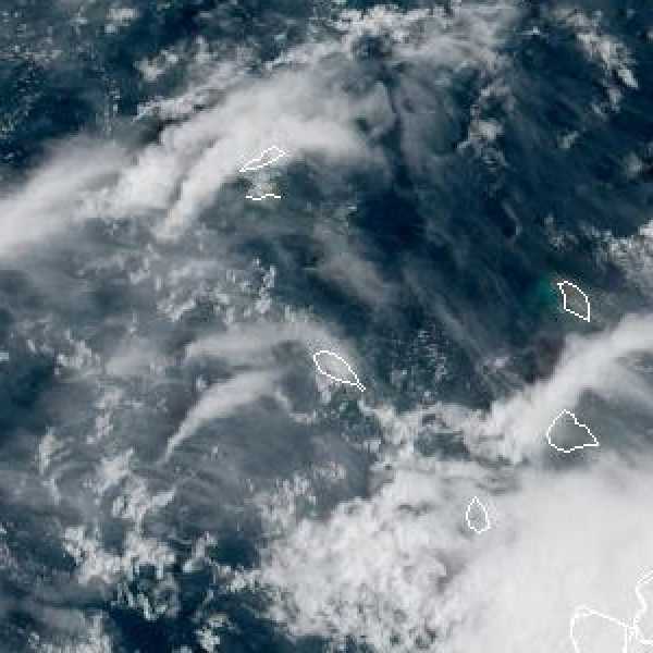 météo tropicale : Image satellite .