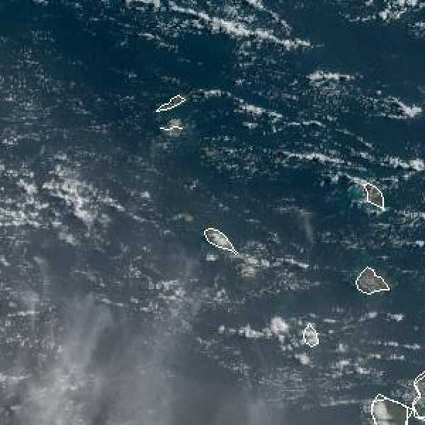 météo tropicale : Image satellite .