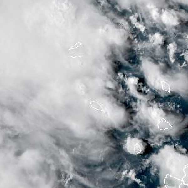 météo tropicale : Image satellite .