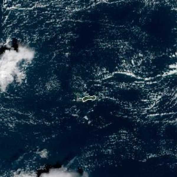 météo tropicale : Image satellite .