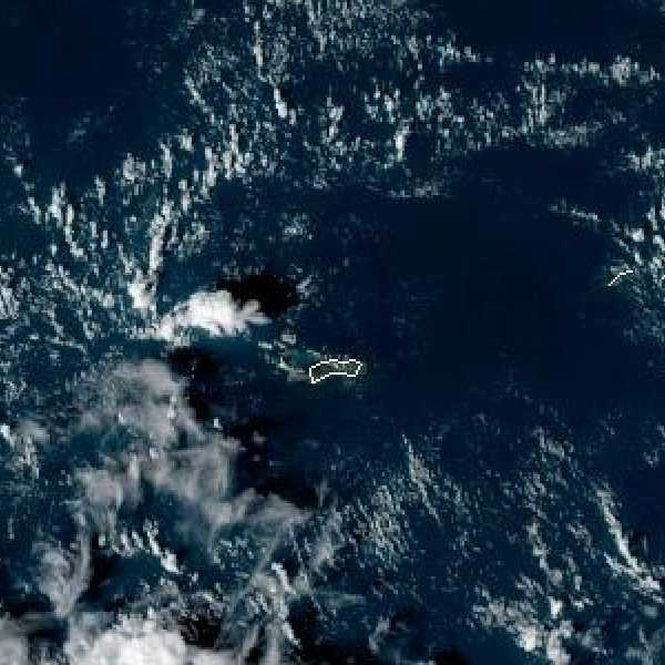 météo tropicale : Image satellite .