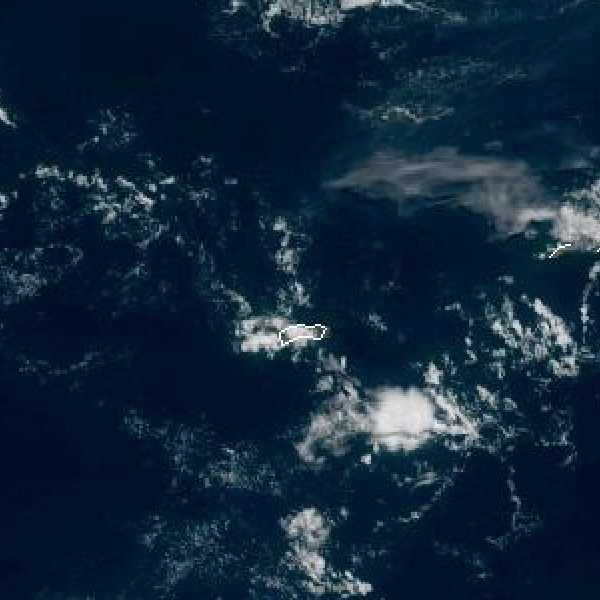 météo tropicale : Image satellite .