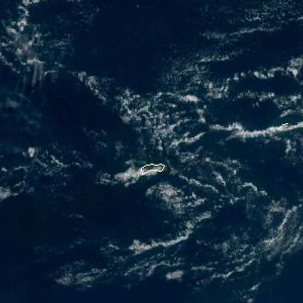 météo tropicale : Image satellite .