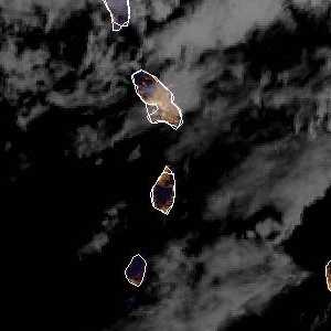 météo tropicale : Image satellite .