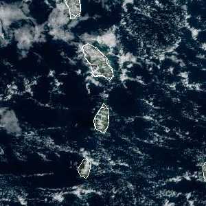 météo tropicale : Image satellite .