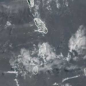 météo tropicale : Image satellite .