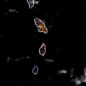 météo tropicale : Image satellite .