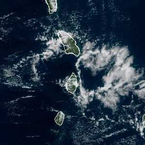 météo tropicale : Image satellite .
