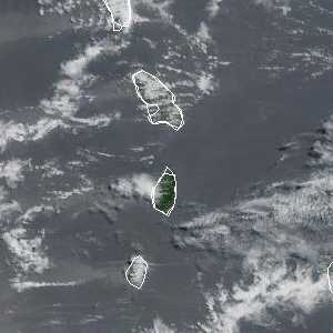 météo tropicale : Image satellite .