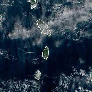 météo tropicale : Image satellite .