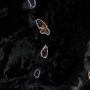 météo tropicale : Image satellite .