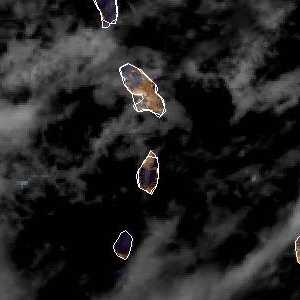 météo tropicale : Image satellite .