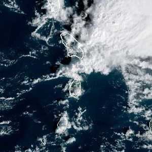 météo tropicale : Image satellite .