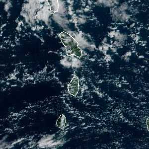 météo tropicale : Image satellite .