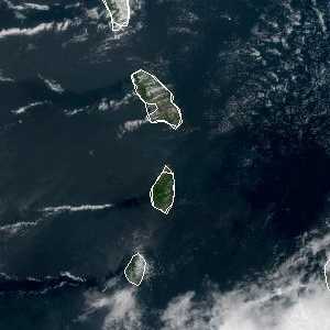 météo tropicale : Image satellite .