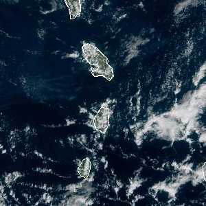 météo tropicale : Image satellite .