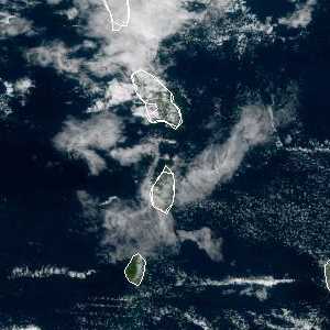 météo tropicale : Image satellite .