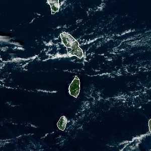 météo tropicale : Image satellite .