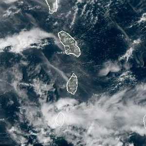 météo tropicale : Image satellite .