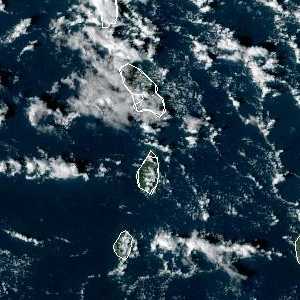 météo tropicale : Image satellite .