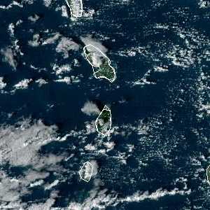 météo tropicale : Image satellite .