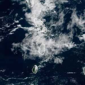 météo tropicale : Image satellite .