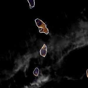 météo tropicale : Image satellite .