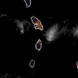 météo tropicale : Image satellite .