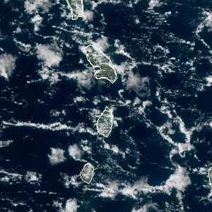 météo tropicale : Image satellite .