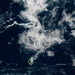 météo tropicale : Image satellite .