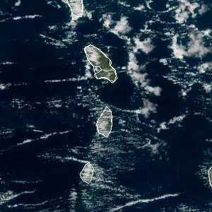 météo tropicale : Image satellite .