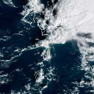météo tropicale : Image satellite .