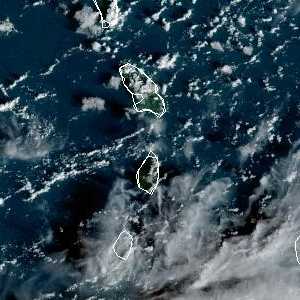météo tropicale : Image satellite .