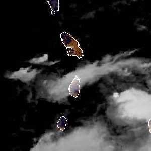 météo tropicale : Image satellite .