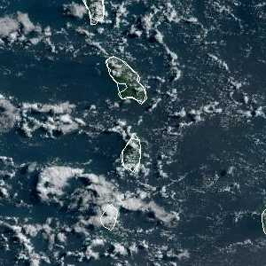 météo tropicale : Image satellite .