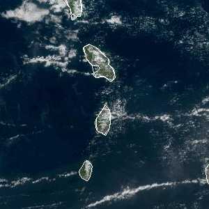 météo tropicale : Image satellite .