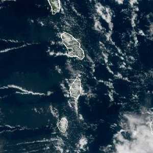 météo tropicale : Image satellite .