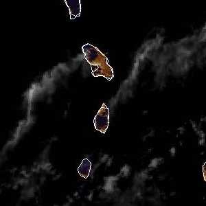 météo tropicale : Image satellite .