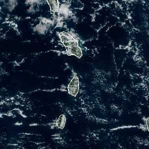 météo tropicale : Image satellite .