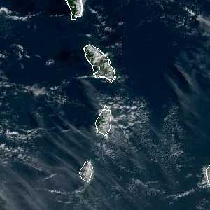 météo tropicale : Image satellite .