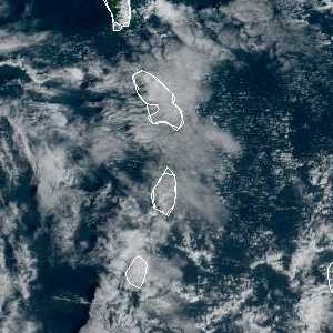 météo tropicale : Image satellite .