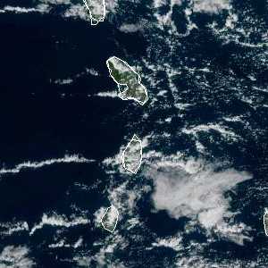 météo tropicale : Image satellite .