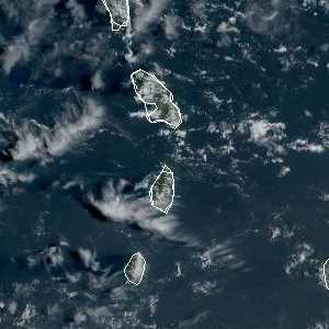 météo tropicale : Image satellite .