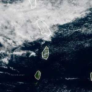 météo tropicale : Image satellite .
