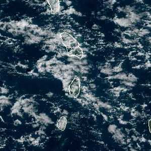 météo tropicale : Image satellite .