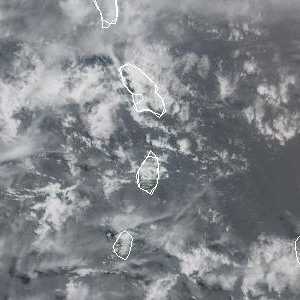 météo tropicale : Image satellite .