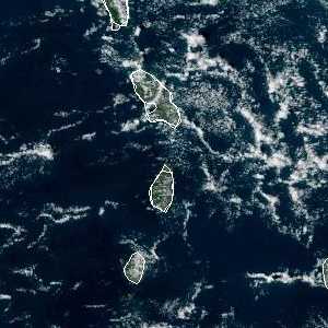 météo tropicale : Image satellite .