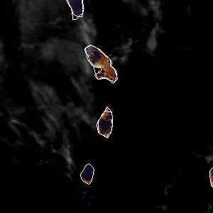 météo tropicale : Image satellite .